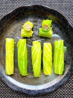 春キャベツの甘味たっぷりせいろ蒸し-レシピのメイン写真