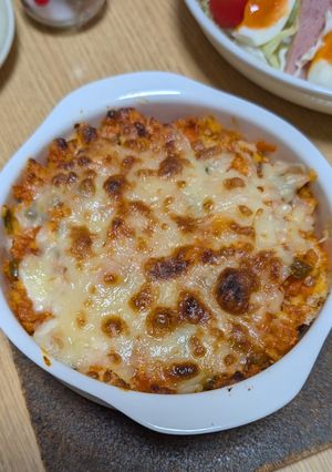 激旨！ミートソースのチーズパングラタン-レシピのメイン写真