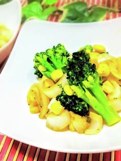 新玉ねぎとコーンのバター醤油炒め-レシピのメイン写真