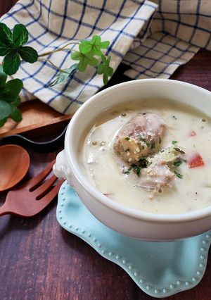 サバ缶de楽うま!さばチャウダー-レシピのメイン写真