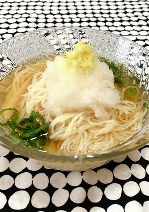 サッパリ〜♪みぞれ素麺-レシピのメイン写真