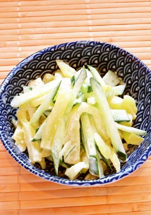 ☺お弁当にも☆たくあんと胡瓜のマヨ和え☺-レシピのメイン写真