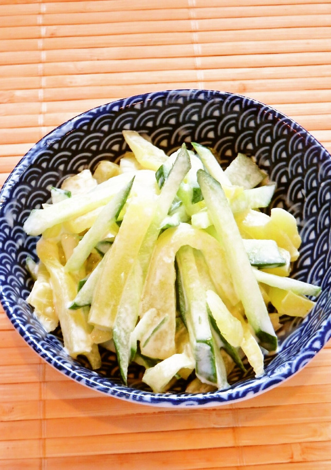 ☺お弁当にも☆たくあんと胡瓜のマヨ和え☺-レシピのメイン写真