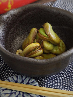 5分煮るだけ そら豆のサテトム醤油煮-レシピのメイン写真