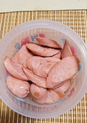 魚肉ソーセージ焼きました-レシピのメイン写真