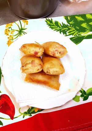 マックのベーコンポテトパイ風♡春巻き-レシピのメイン写真