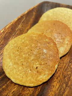 オートミールでバナナパンケーキ 幼児食-レシピのメイン写真