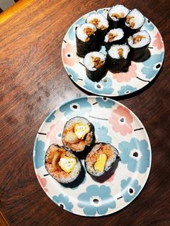 卵焼きとキムチ海苔巻き-レシピのメイン写真