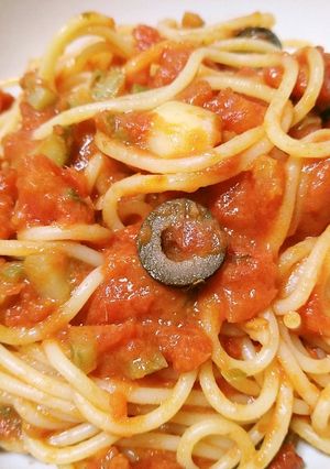 プッタネスカ-レシピのメイン写真