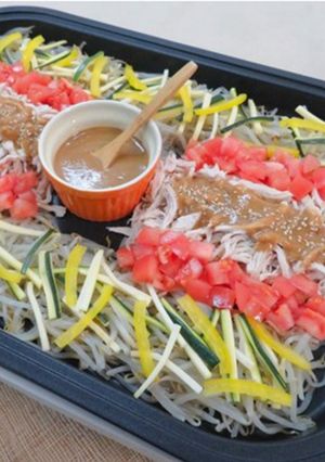 ホットプレートで簡単!棒棒鶏-レシピのメイン写真