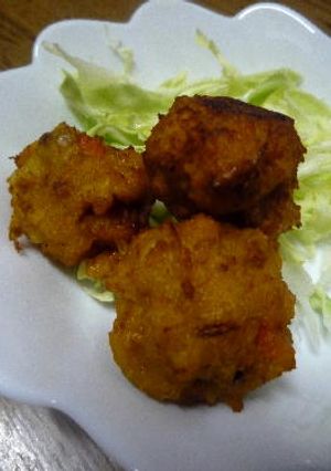 もちもち食感 かぼちゃボール-レシピのメイン写真