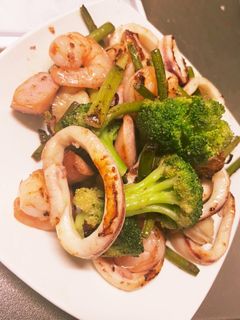 海鮮アヒージョ炒め-レシピのメイン写真