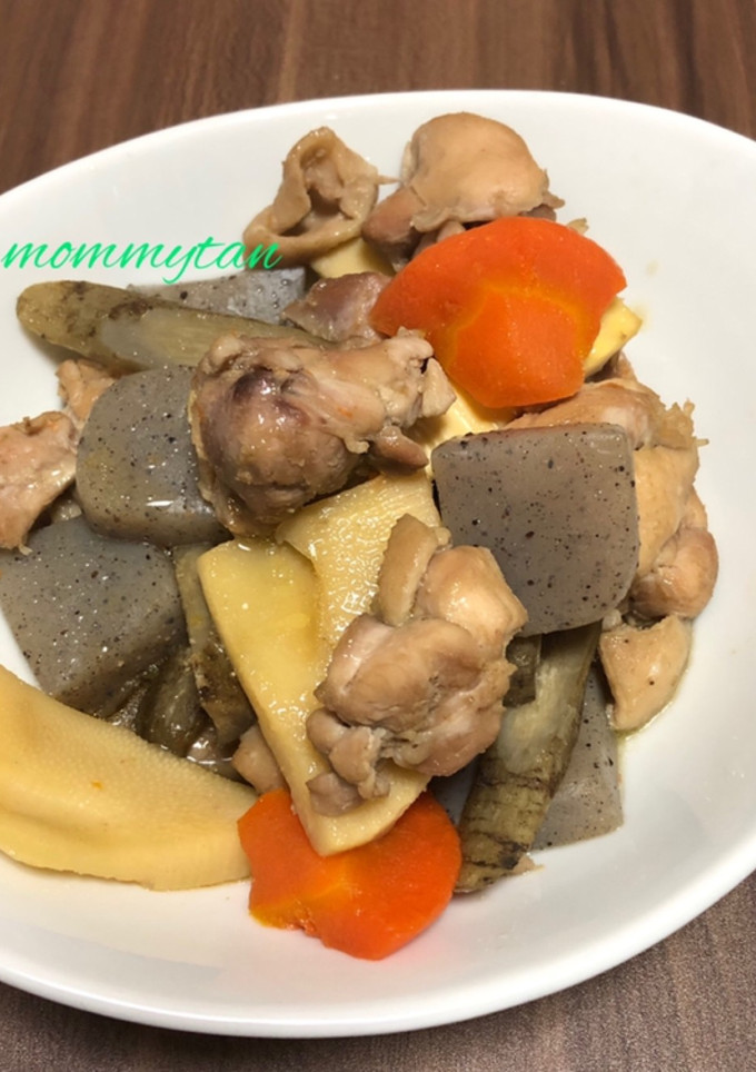 美味☆鶏肉とたけのことごぼうと人参の煮物-レシピのメイン写真