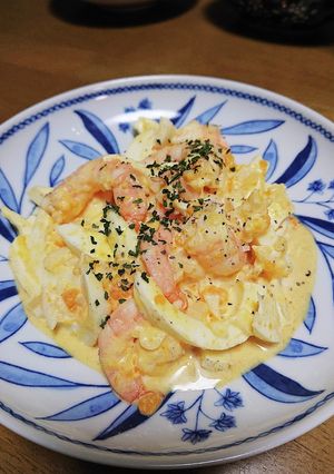 サラダえびのタルタルサラダ-レシピのメイン写真