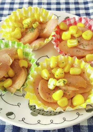 ☘️魚肉ソーセージとコーンのマヨ炒め☘️-レシピのメイン写真