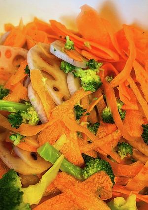 簡単で栄養満点3種の野菜サラダ*.-レシピのメイン写真