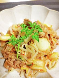辛さ控えめ豚キムチ-レシピのメイン写真