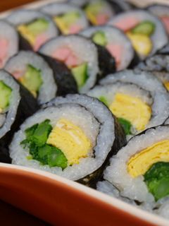 菜の花の巻き寿司-レシピのメイン写真