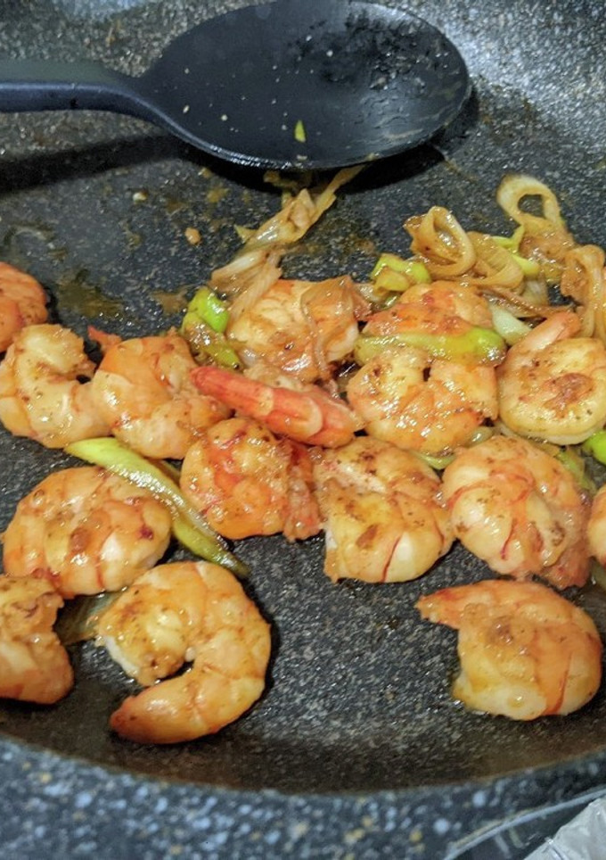えびとネギのバター醤油炒め-レシピのメイン写真