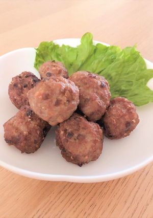 ふんわりジューシー♪ 素揚げ肉だんご-レシピのメイン写真