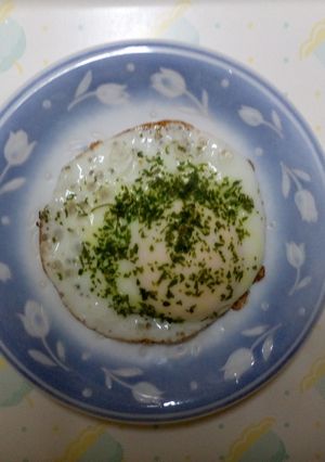 パセリ目玉焼き-レシピのメイン写真