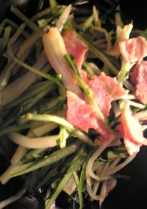 水菜とベーコンの和えもの-レシピのメイン写真