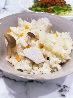 里芋とキノコの炊き込みご飯-レシピのメイン写真
