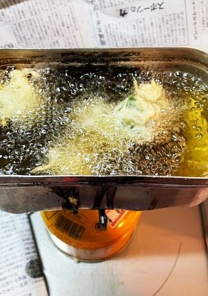 メスティンで春告草♪蕗の薹の天ぷら-レシピのメイン写真
