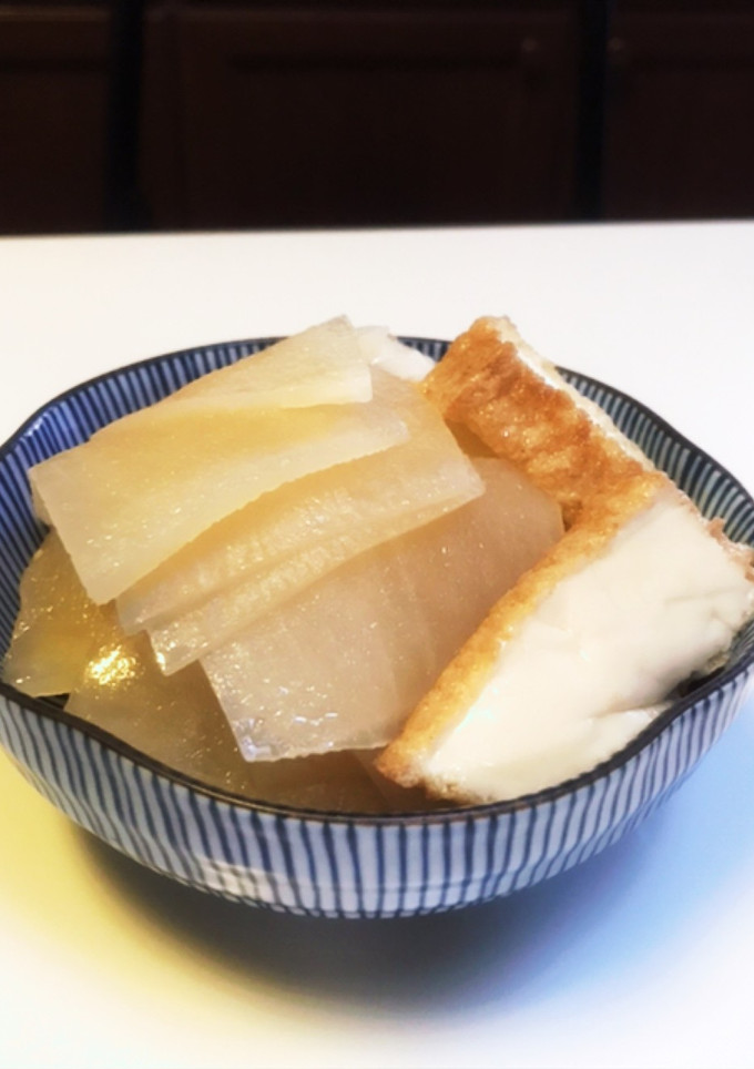 薄切りだいこんと厚揚げの煮物-レシピのメイン写真