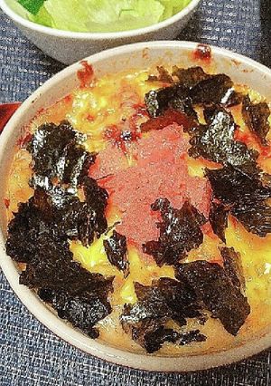 明太子とキャベツの和風餅グラタン-レシピのメイン写真