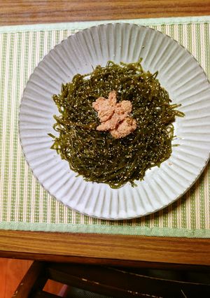 ヨウサマの減塩切り昆布の炙りタラコ和え-レシピのメイン写真