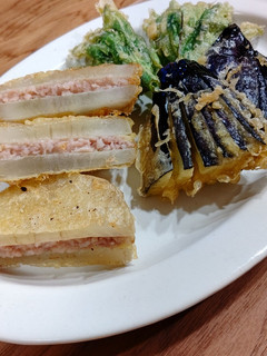 ヤーコンのはさみ揚げ-レシピのメイン写真