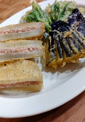 ヤーコンのはさみ揚げ-レシピのメイン写真