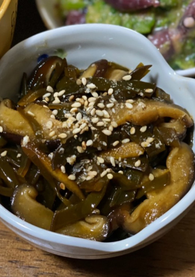メカブと椎茸の佃煮-レシピのメイン写真