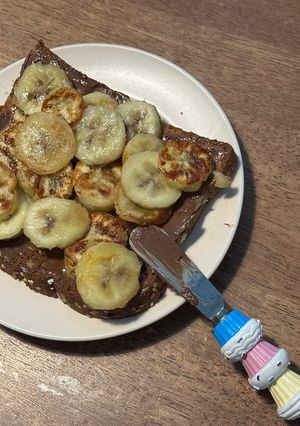 コストコ品だけで作るチョコバナナトースト-レシピのメイン写真