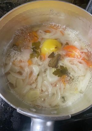 クールブイヨン（野菜の洋風出し汁)仏-レシピのメイン写真