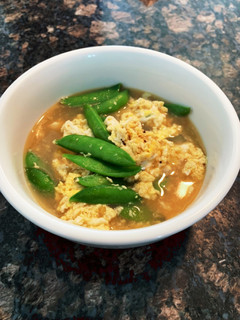 スナップえんどうのスープ☆簡単早ウマ-レシピのメイン写真