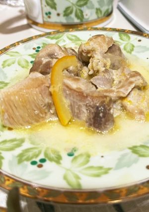人参とセロリ、レモンを使った鶏肉煮込み-レシピのメイン写真