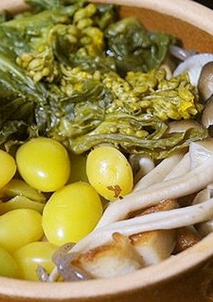 菜の花　銀杏　春秋コラボ釜飯-レシピのメイン写真