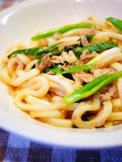 ✿ツナとネギの焼きうどん✿-レシピのメイン写真