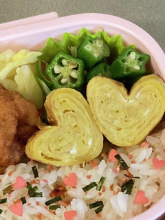 ぶすっとするだけ!超簡単なハートの卵焼き-レシピのメイン写真