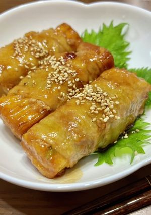 絹揚げの和風肉巻き-レシピのメイン写真
