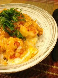 とろ~り♪エビチリたまご丼-レシピのメイン写真