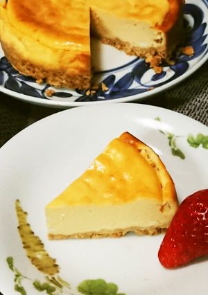 豆乳水切りヨーグルトのチーズケーキ-レシピのメイン写真