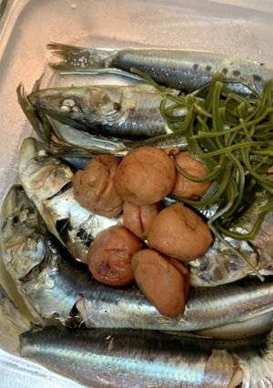 イワシの梅昆布煮/常備菜/主菜-レシピのメイン写真
