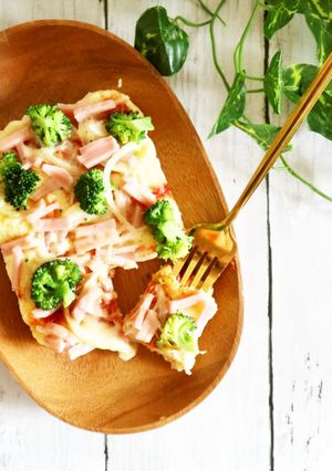 レンジで簡単！ピザ風おから蒸しパン-レシピのメイン写真