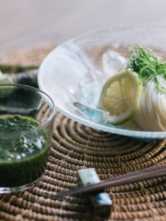 めかぶめんつゆ素麺-レシピのメイン写真