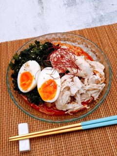 たんぱく質24g しらたき冷麵-レシピのメイン写真