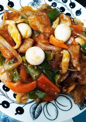 豚ヒレ肉で！柔らか具沢山酢豚♪-レシピのメイン写真