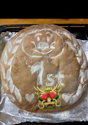 HB2回で生地作り！手作り一升パン-レシピのメイン写真